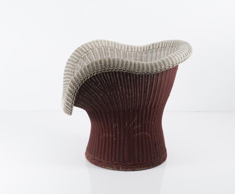 Bild 1 zu Objekt, 'E 16' wickerchair, 1955/56, Egon Eiermann, Murmann, Heinrich, Johannisthal, 130A 88