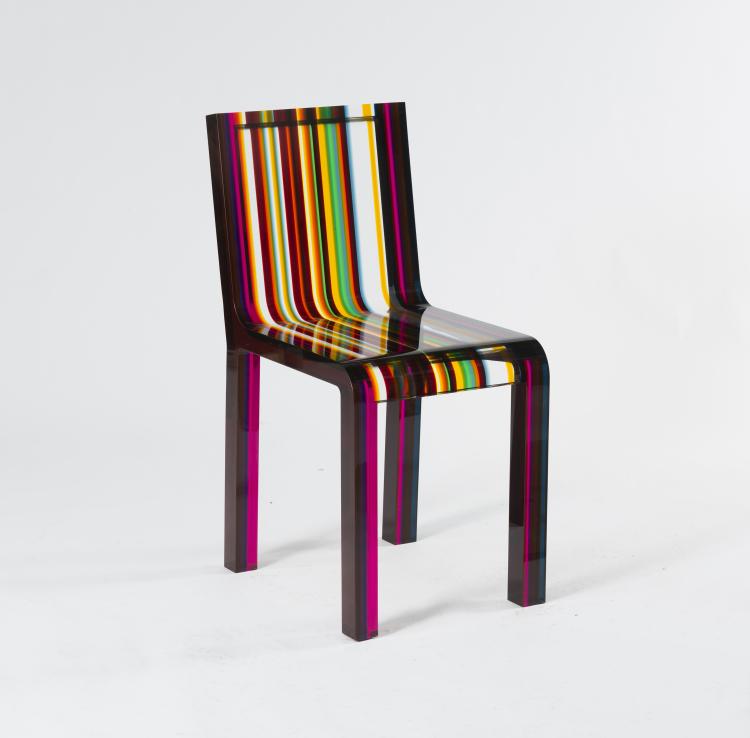 Hauptbild zu Objekt, 'Rainbow' chair, 2000, Patrick Norguet, Cappellini, Arosio, 130A 197