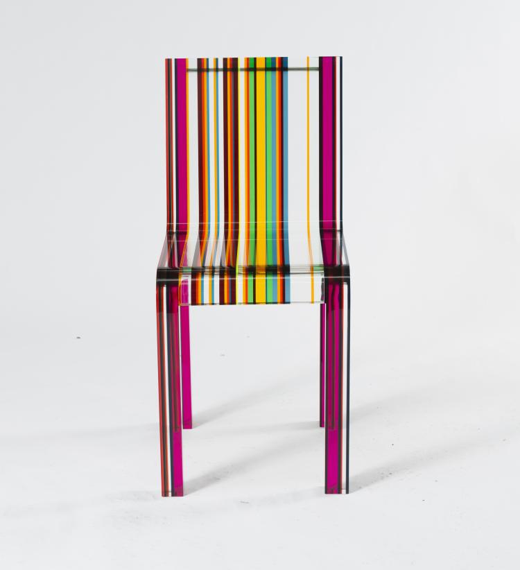Bild 1 zu Objekt, 'Rainbow' chair, 2000, Patrick Norguet, Cappellini, Arosio, 130A 197
