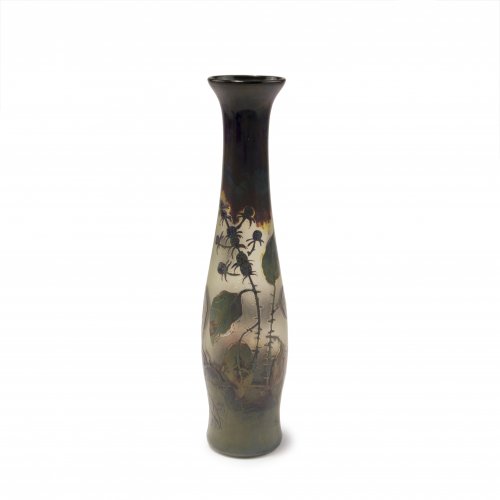 'Mûres' fluogravure vase, 1905-07