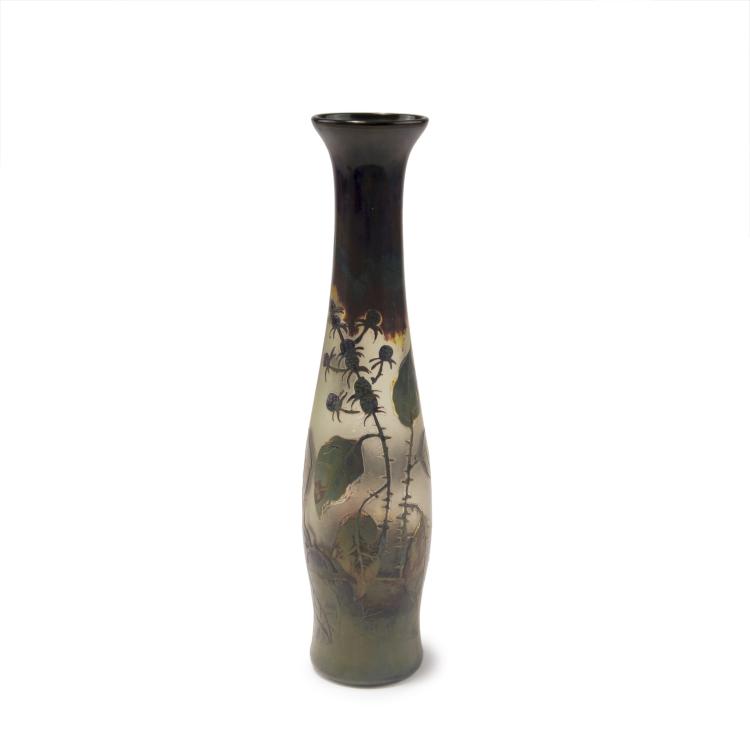 Hauptbild zu Objekt, 'M&ucirc;res' fluogravure vase, 1905-07, Val Saint Lambert, 129 291