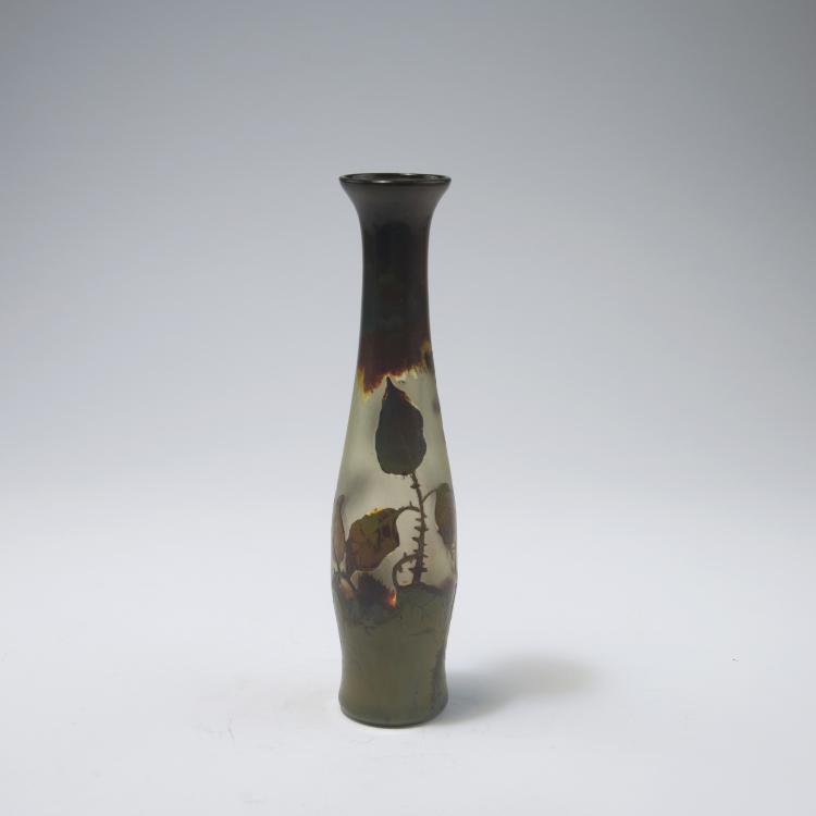 Bild 1 zu Objekt, 'M&ucirc;res' fluogravure vase, 1905-07, Val Saint Lambert, 129 291