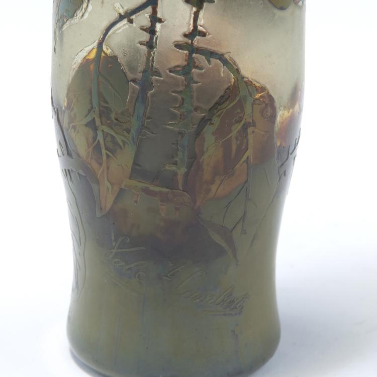 Bild 2 zu Objekt, 'M&ucirc;res' fluogravure vase, 1905-07, Val Saint Lambert, 129 291