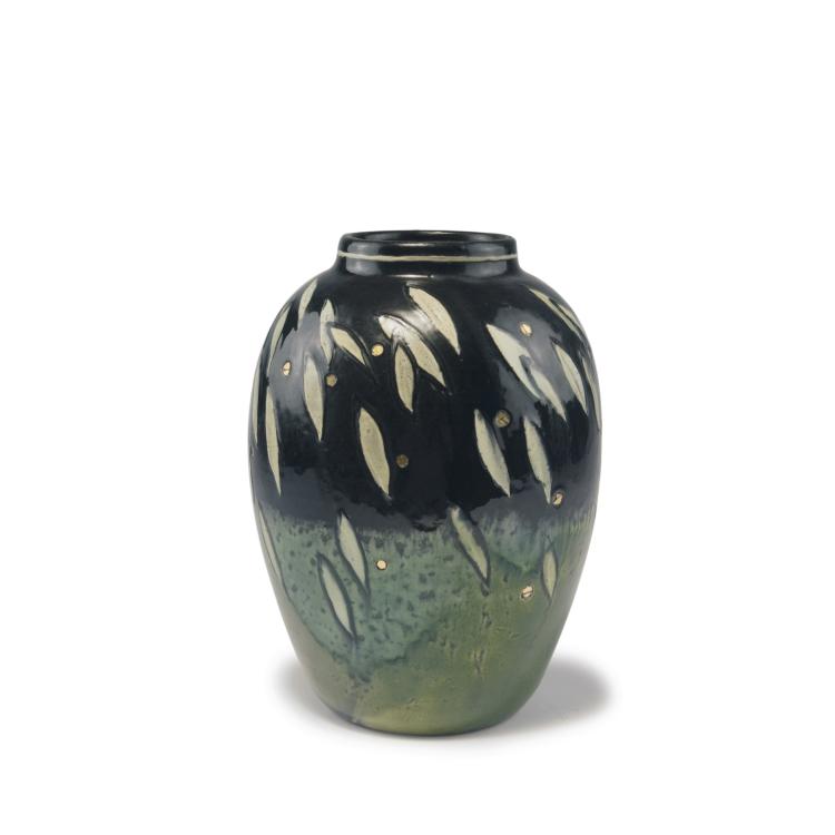 Hauptbild zu Objekt, 'Gold-Mosaik' vase, c1906, Laeuger, Max, Kandern, 129 642