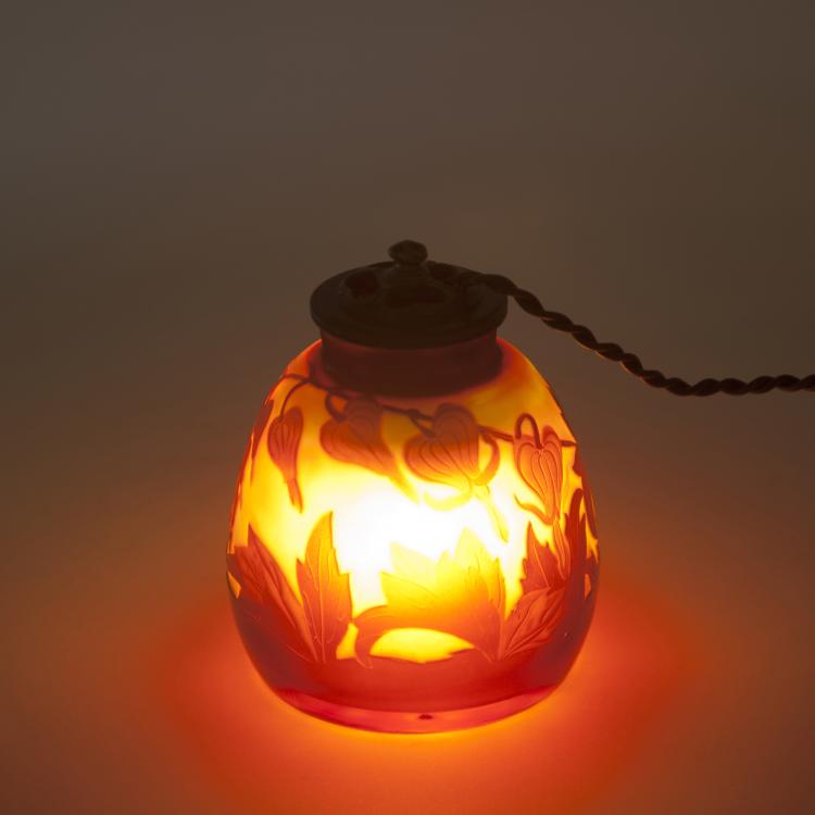 Bild 1 zu Objekt, 'Coeurs de Jeanette' veilleuse, 1906-14, Gall&eacute;, Emile, Nancy, 129 189