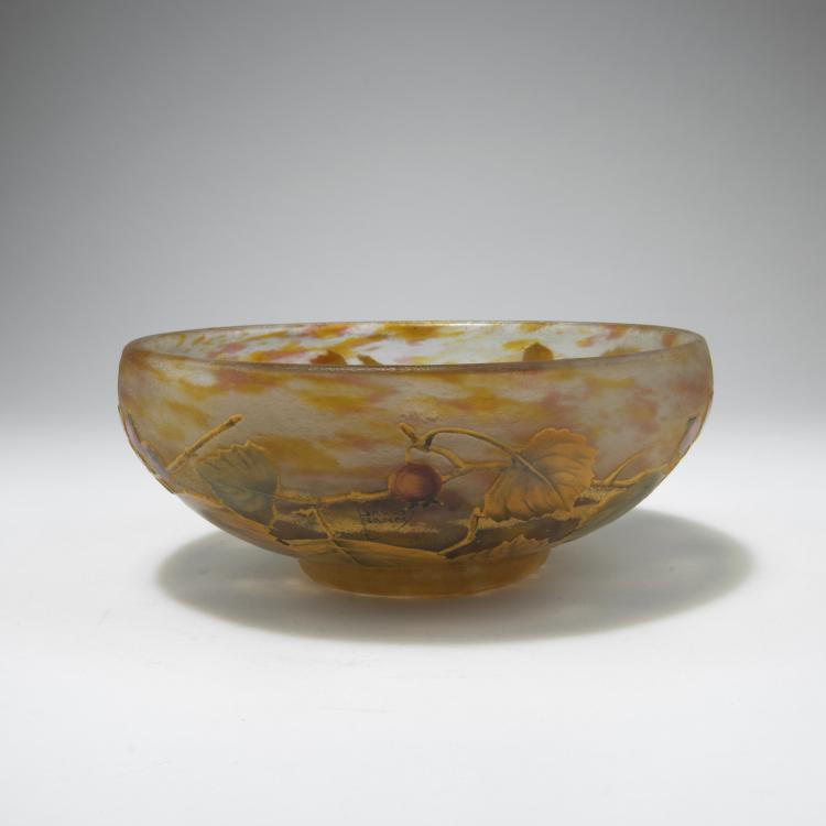 Bild 1 zu Objekt, 'Pommes d'api' bowl, c1910, Daum Fr&egrave;res, Nancy, 129 88