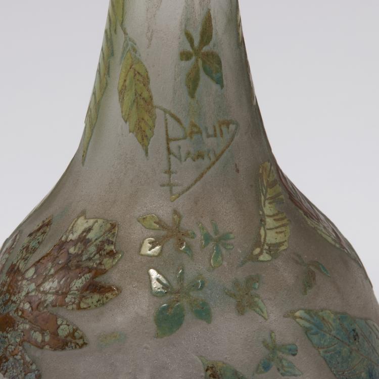 Bild 2 zu Objekt, 'Feuilles d'Automne' berluze, 1901-05, Daum Fr&egrave;res, Nancy, 129 39