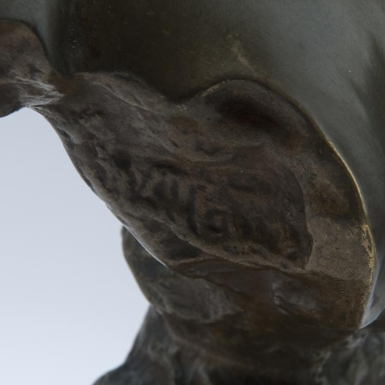 Bild 2 zu Objekt, Frauenb&uuml;ste 'Fille de Boh&egrave;me', 1890-95, Emmanuel Villanis, Villanis, Emmanuel, 129 563