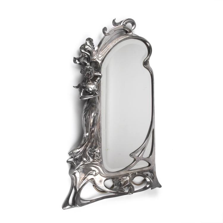 Hauptbild zu Objekt, Table mirror, c1900, Argentor-Werke Rust & Hetzel, Wien, 129 479