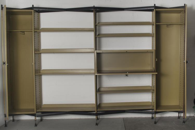 Bild 2 zu Objekt, Regalsystem mit zwei Schr&auml;nken 'Spazio', 1959, Studio B.B.P.R., Olivetti, Ivrea, 131A 60