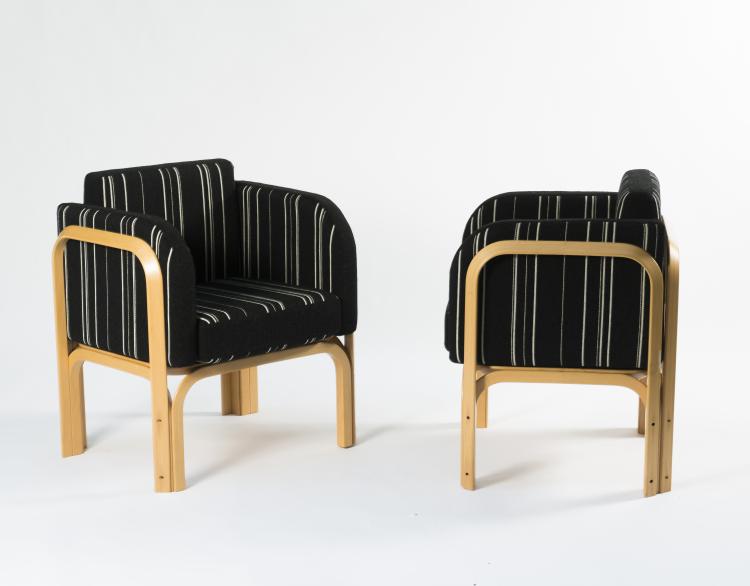 Bild 1 zu Objekt, Two armchairs, 1967/68, Hansen, Fritz, Aller&oslash;d, 131B 519