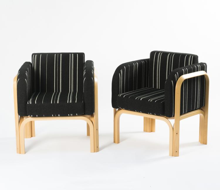Bild 2 zu Objekt, Two armchairs, 1967/68, Hansen, Fritz, Aller&oslash;d, 131B 519