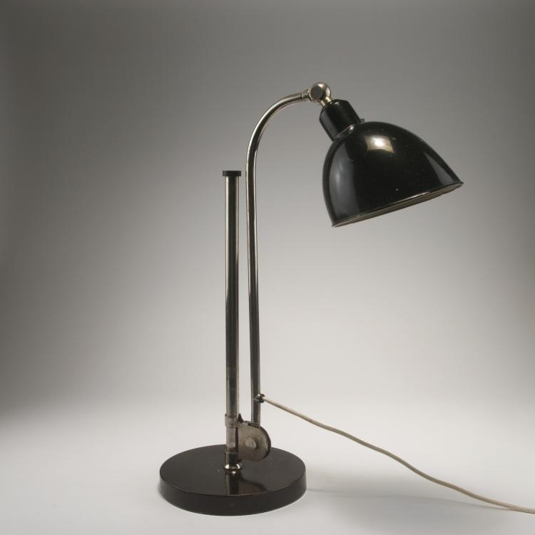 Bild 1 zu Objekt, 'K' table light, 1929-30, Christian Dell, Belmag, Z&uuml;rich, 130A 65
