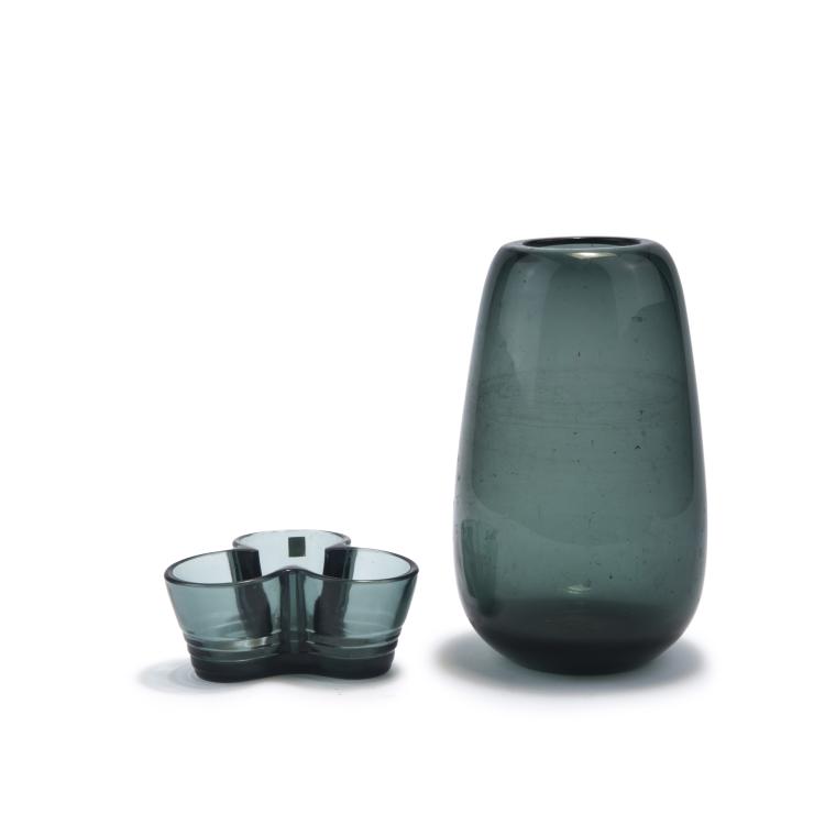 Hauptbild zu Objekt, Vase and bowl, 1950s, Wilhelm Wagenfeld, WMF, Geislingen, 131B 298