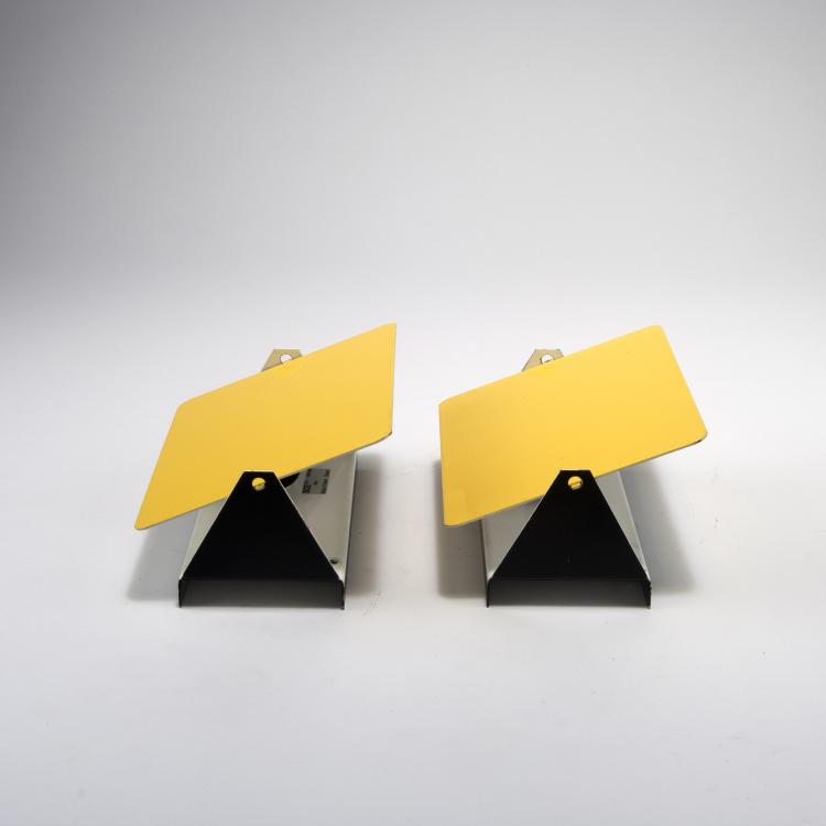 Hauptbild zu Objekt, Zwei Wandleuchten 'CP-1', 1960, Charlotte Perriand, Steph Simon, Paris, 130A 145