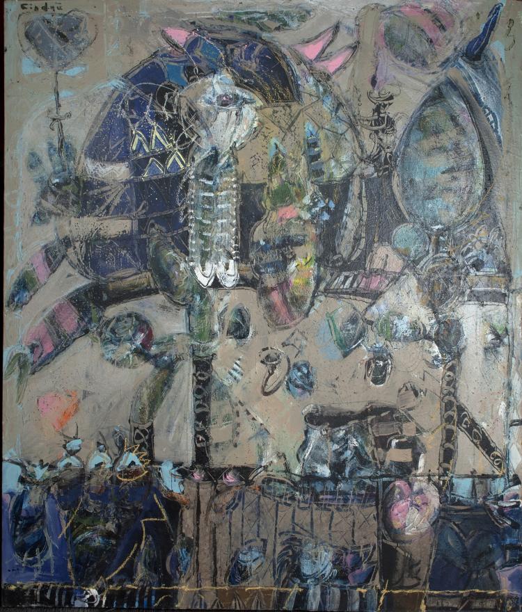 Hauptbild zu Objekt, Untitled, pres. 1980s, Uwe Lindau, 130B 267