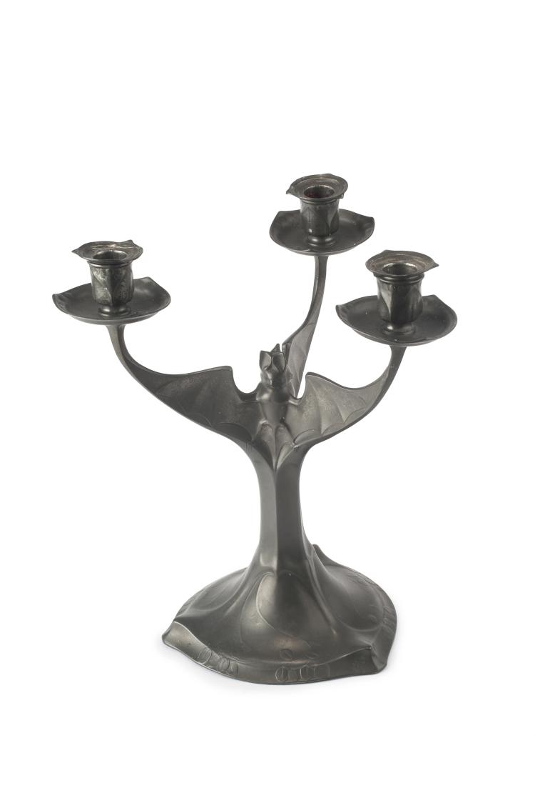 Bild 1 zu Objekt, Kerzenleuchter 'Fledermaus', 1901/02, Hugo Leven, Kayser, J. P., Krefeld, 132B 880