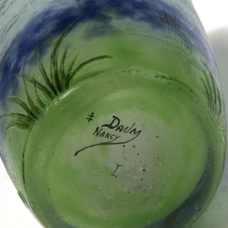 Bild 2 zu Objekt, 'Paysage lacustre' vase, 1905-10, Daum Fr&egrave;res, Nancy, 129 50