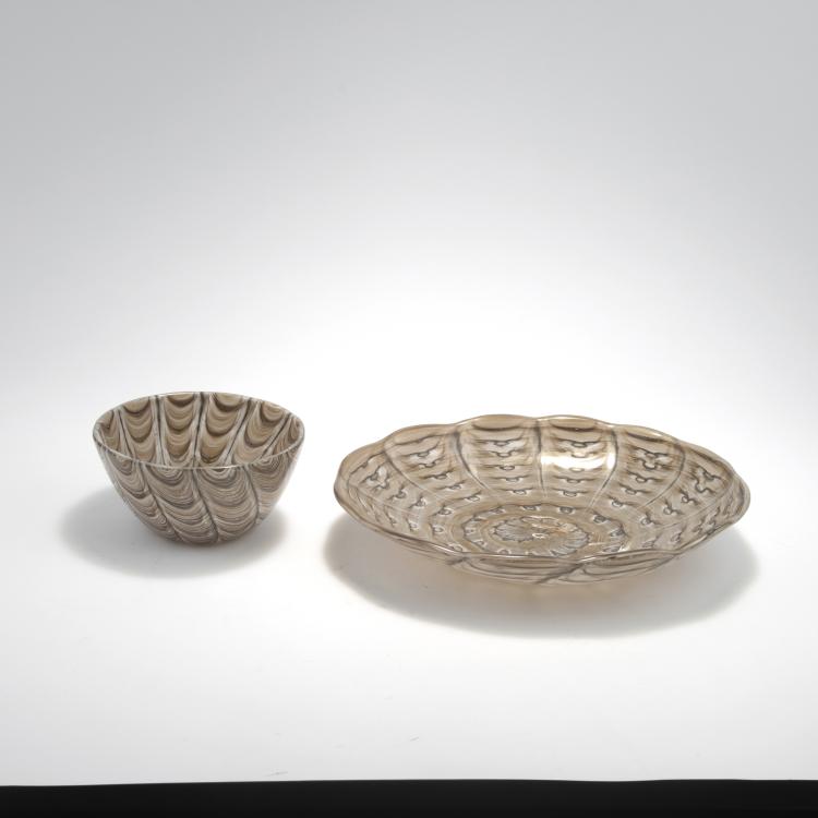 Bild 1 zu Objekt, 'Neolitico' bowl, 1954, Ercole Barovier, Barovier & Toso, Murano, 131C 654