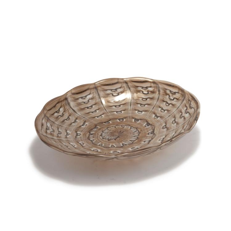 Hauptbild zu Objekt, 'Neolitico' plate, 1954, Ercole Barovier, Barovier & Toso, Murano, 131C 655