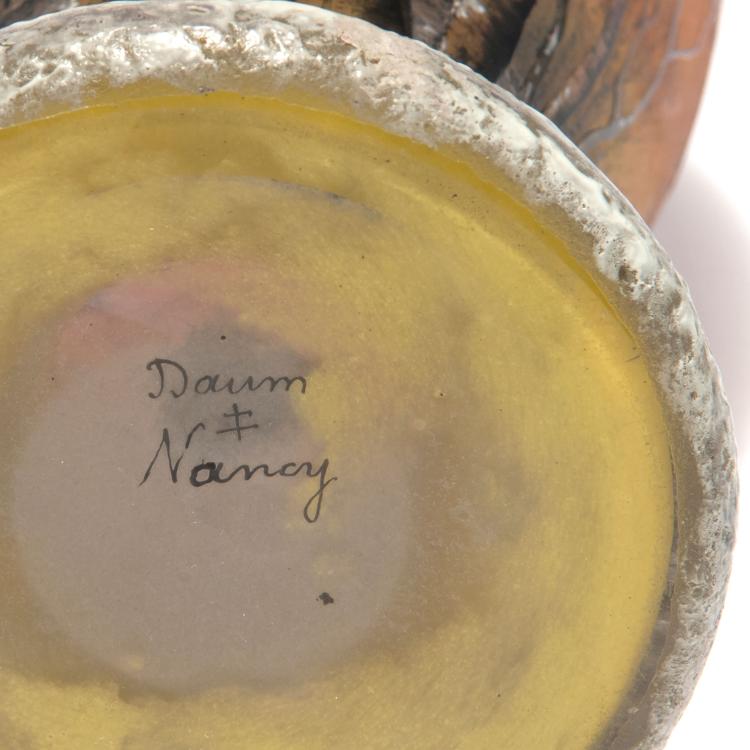 Bild 2 zu Objekt, 'Cr&eacute;puscule neige' or 'Paysage en hiver' vase, c1906, Daum Fr&egrave;res, Nancy, 129 56