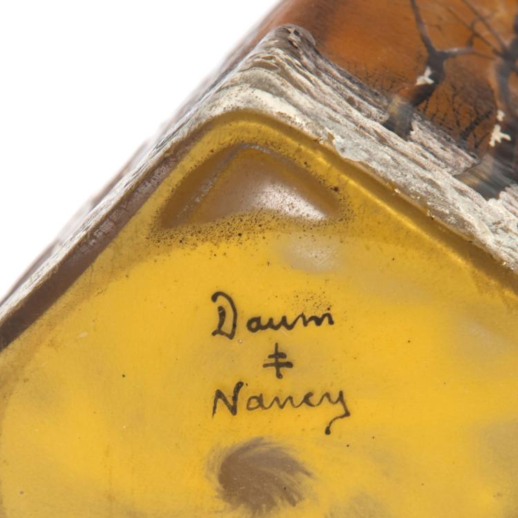 Bild 2 zu Objekt, 'Paysage en hiver' vase, c1906, Daum Fr&egrave;res, Nancy, 129 57