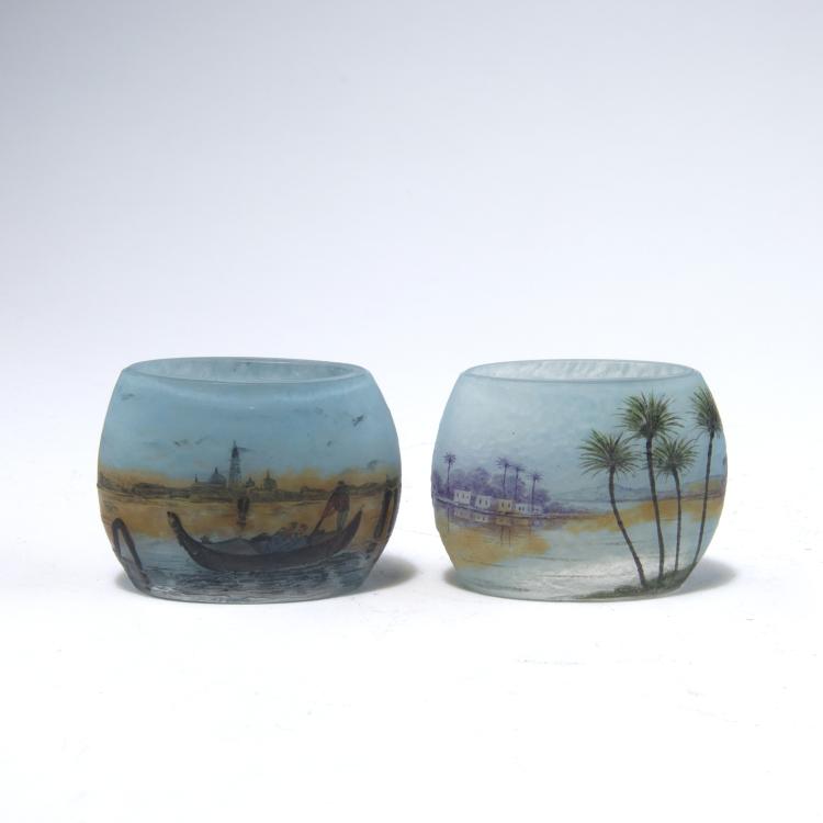 Bild 1 zu Objekt, Miniature 'Nil' vase, 1905, Daum Fr&egrave;res, Nancy, 129 46