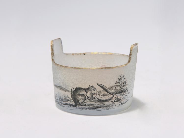 Hauptbild zu Objekt, 'Le Rat et l'hu&icirc;tre' salt cellar, 1898, Daum Fr&egrave;res, Nancy, 129 27