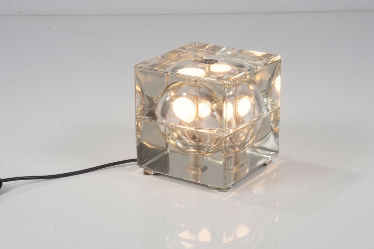 Bild 1 zu Objekt, 'Cubosfera' table light, 1968, Alessandro Mendini, Fidenza Vetraria, Italien, 131A 129