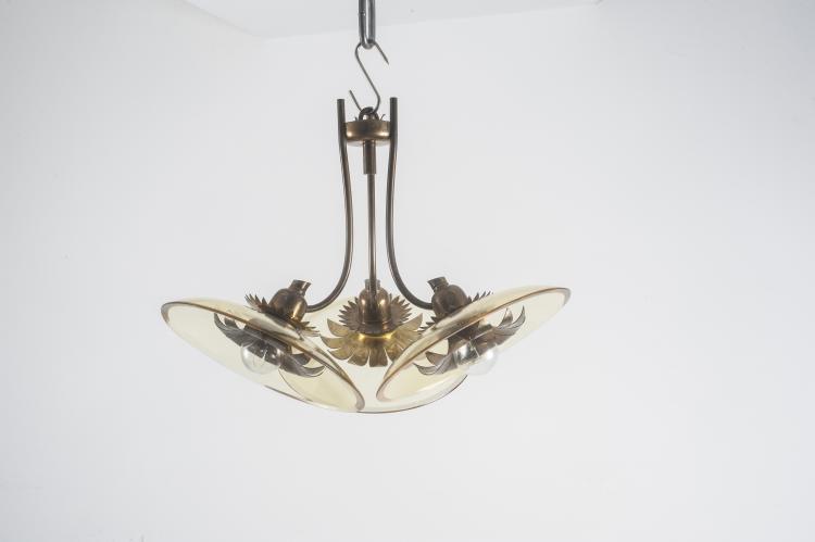 Bild 1 zu Objekt, Ceiling light, c1938, Max Ingrand, Fontana Arte, 131A 1