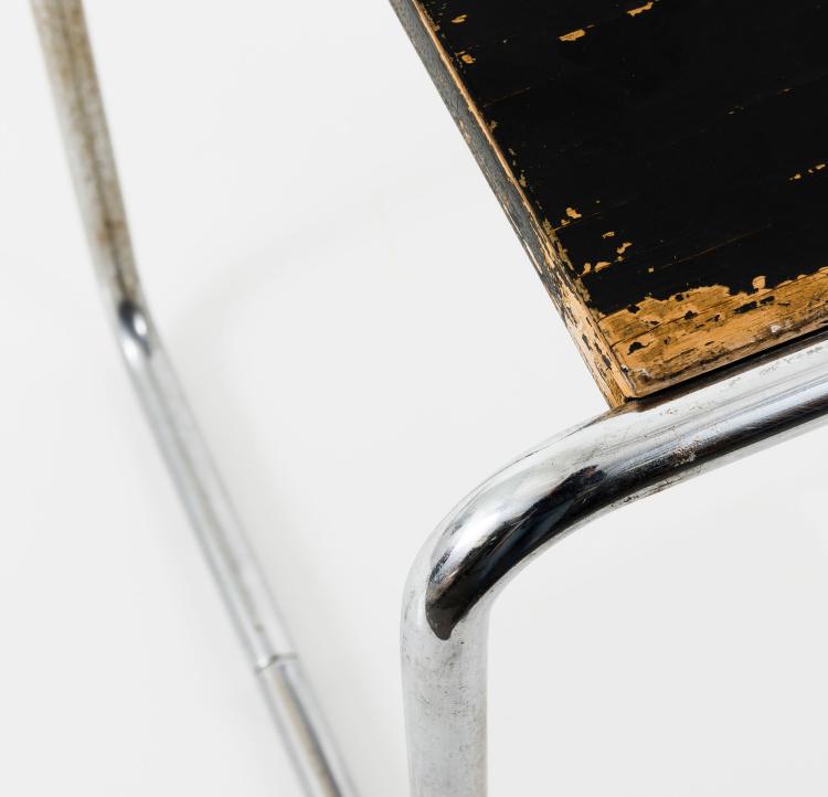 Bild 1 zu Objekt, 'B 9' side table, 1927, Marcel Breuer, Thonet, Frankenberg, 131B 258