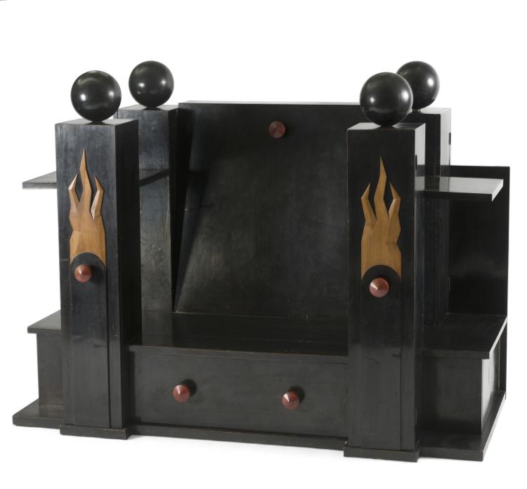 Bild 6 zu Objekt, Desk, cabinet, bench, armchair, two chairs, 1920s , Prag, 130A 19