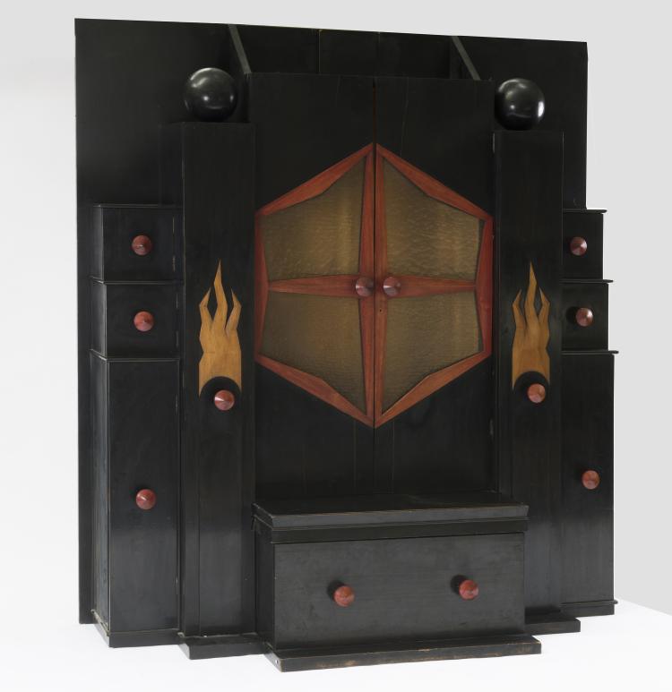 Bild 8 zu Objekt, Desk, cabinet, bench, armchair, two chairs, 1920s , Prag, 130A 19