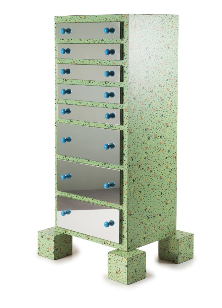 Hauptbild zu Objekt, 'Gadames' dresser, 1980, Paola Navone, Alchimia, Mailand, 130A 186