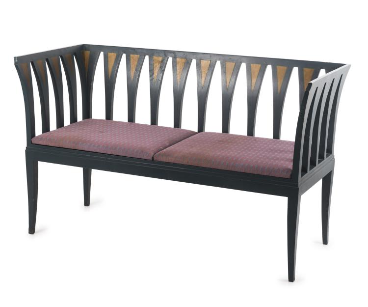 Bild 7 zu Objekt, 'Blue' bench, armchair and table, 1929, Eliel Saarinen, Adelta Oy, Finnland, 131B 263