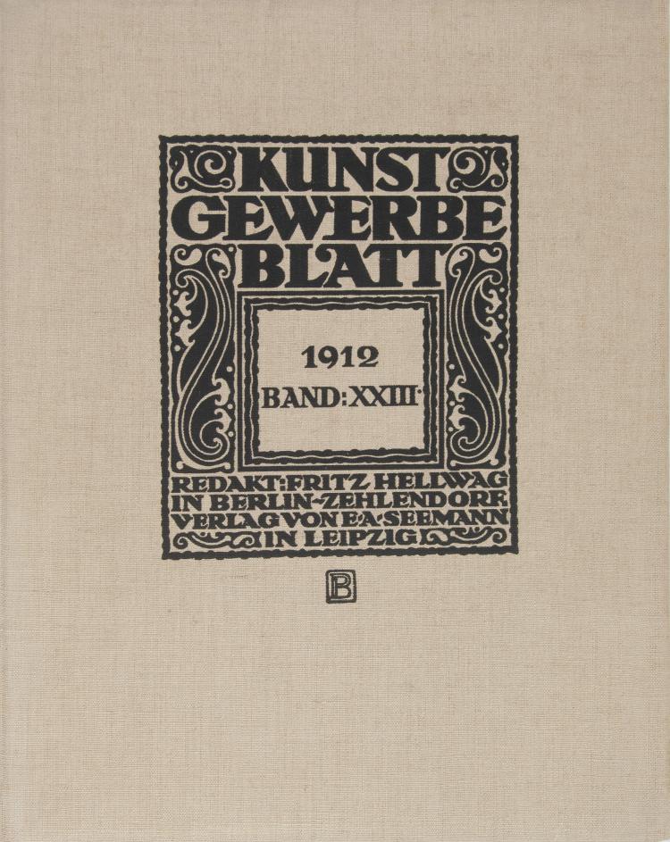 Hauptbild zu Objekt, Kunstgewerbeblatt, Fachliteratur, 129 715