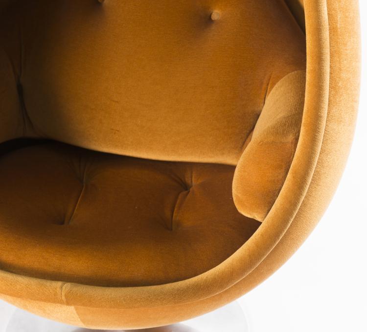 Bild 4 zu Objekt, Sessel 'Ovalia' und Hocker, 1968 , Henrik Thor-Larsen, Torlan, Staffanstorp, Schweden, 130A 165