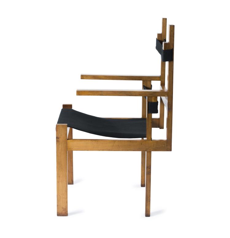 Bild 4 zu Objekt, 'ti 1a' wooden-slat chair, 1924, Marcel Breuer, Bauhaus, Weimar (wohl), 130A 57