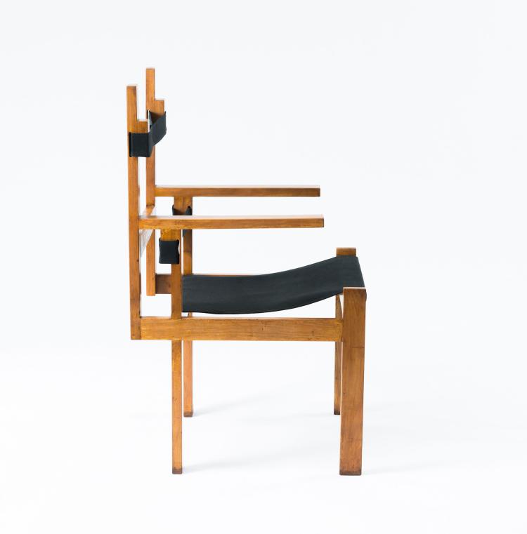 Bild 9 zu Objekt, 'ti 1a' wooden-slat chair, 1924, Marcel Breuer, Bauhaus, Weimar (wohl), 130A 57