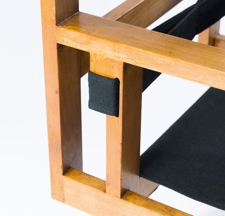 Bild 10 zu Objekt, 'ti 1a' wooden-slat chair, 1924, Marcel Breuer, Bauhaus, Weimar (wohl), 130A 57