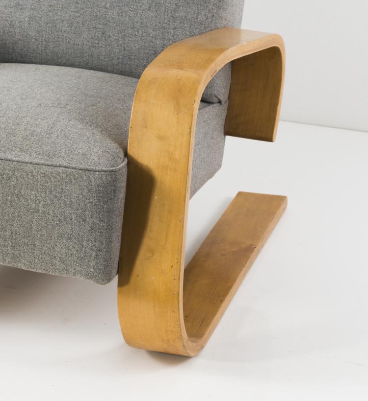 Bild 3 zu Objekt, Two 'Tank' - '38' easy chairs, 1935/36, Alvar Aalto, Huonekalu-ja Rakennusty&ouml;tehdas Oy, Turku, 130A 167