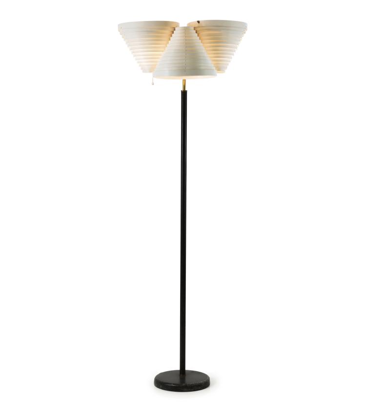 Hauptbild zu Objekt, 'A 809' floor light, c.1955, Alvar Aalto, Valaistusty&ouml; Ky, Helsinki, 130A 175