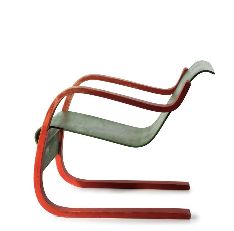 Hauptbild zu Objekt, '31/42' armchair, 1932, Alvar Aalto, Huonekalu-ja Rakennusty&ouml;tehdas Oy, Turku, 130A 166