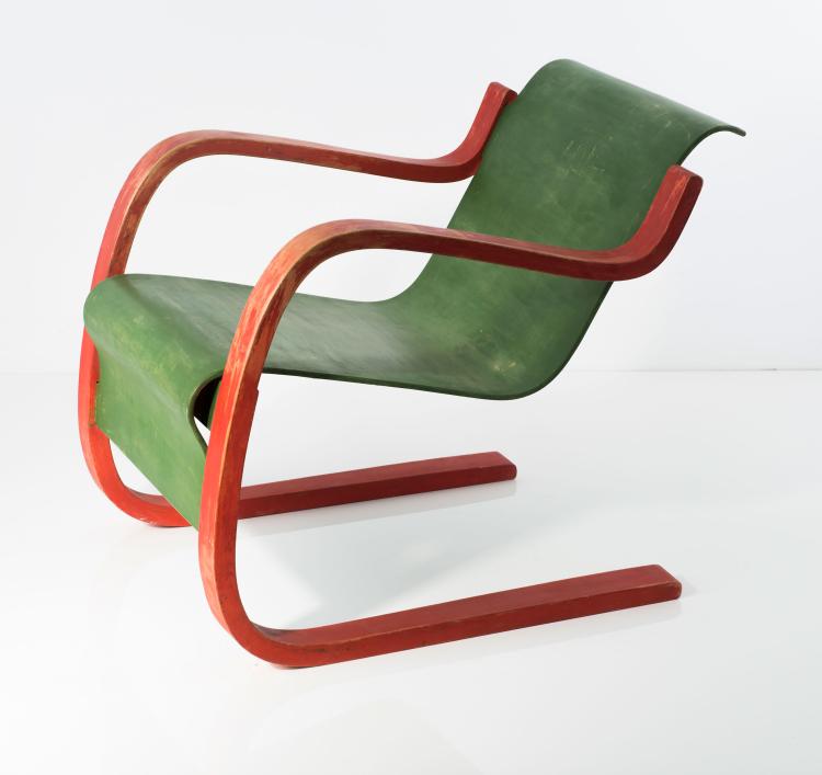 Bild 1 zu Objekt, '31/42' armchair, 1932, Alvar Aalto, Huonekalu-ja Rakennusty&ouml;tehdas Oy, Turku, 130A 166