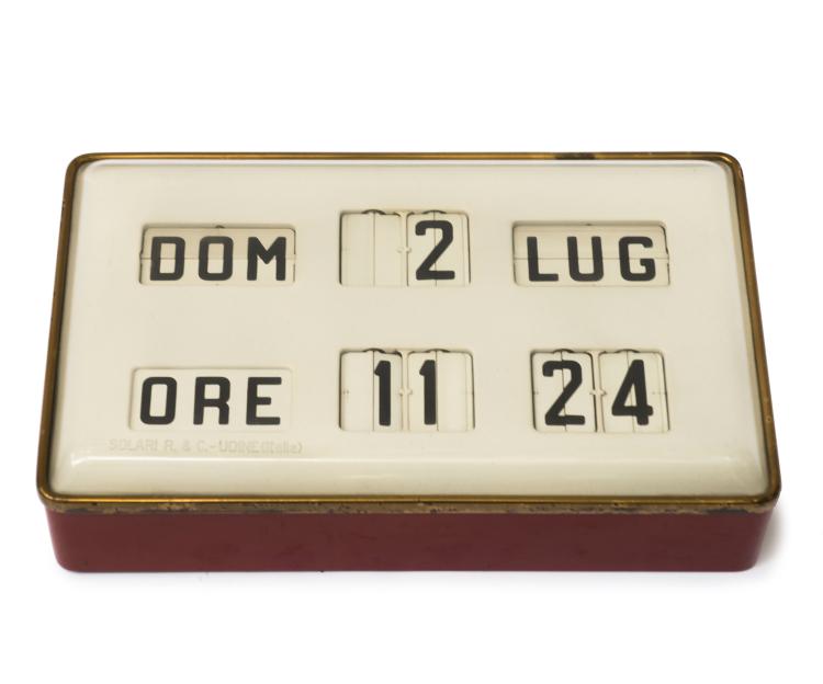 Hauptbild zu Objekt, Wanduhr 'CP 1', 1965, Gino Valle, Solari R. & C. Udine, 130A 131