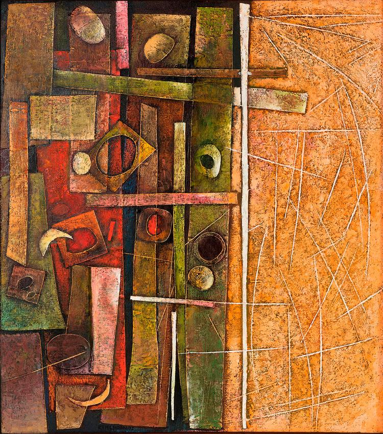 Hauptbild zu Objekt, Untitled (abstract composition), 1972, Soonpongsri Kamchorn, 132A 93