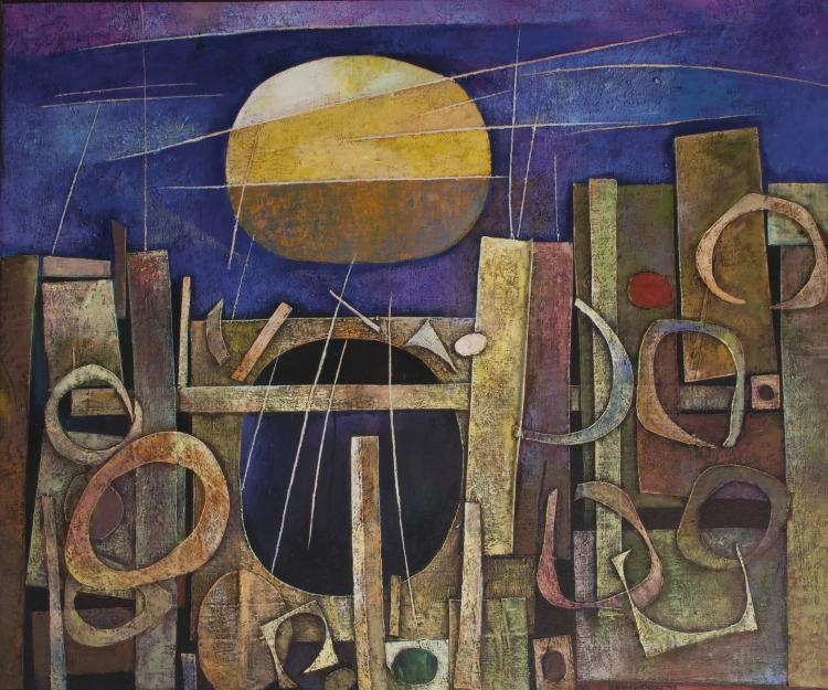 Hauptbild zu Objekt, Untitled (Abstract Composition), 1972., Soonpongsri Kamchorn, 130B 263