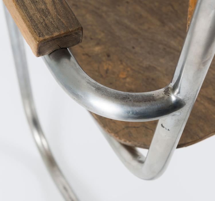 Bild 4 zu Objekt, Armlehnstuhl, um 1933, Marcel Breuer, Thonet, Frankenberg (zugeschrieben), 131B 262