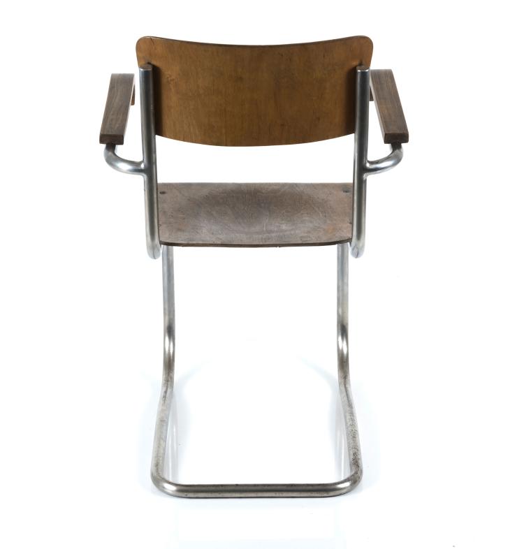 Bild 6 zu Objekt, Armlehnstuhl, um 1933, Marcel Breuer, Thonet, Frankenberg (zugeschrieben), 131B 262