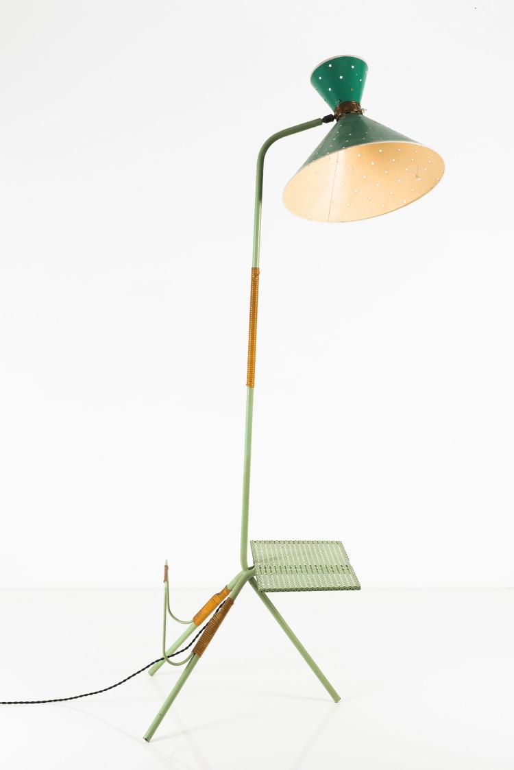 Bild 3 zu Objekt, Floor lamp with magazine rack, c1955, Deutschland, 131B 419